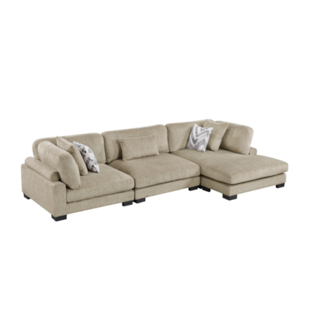 3-Piece Sectional Sofa with Chaise