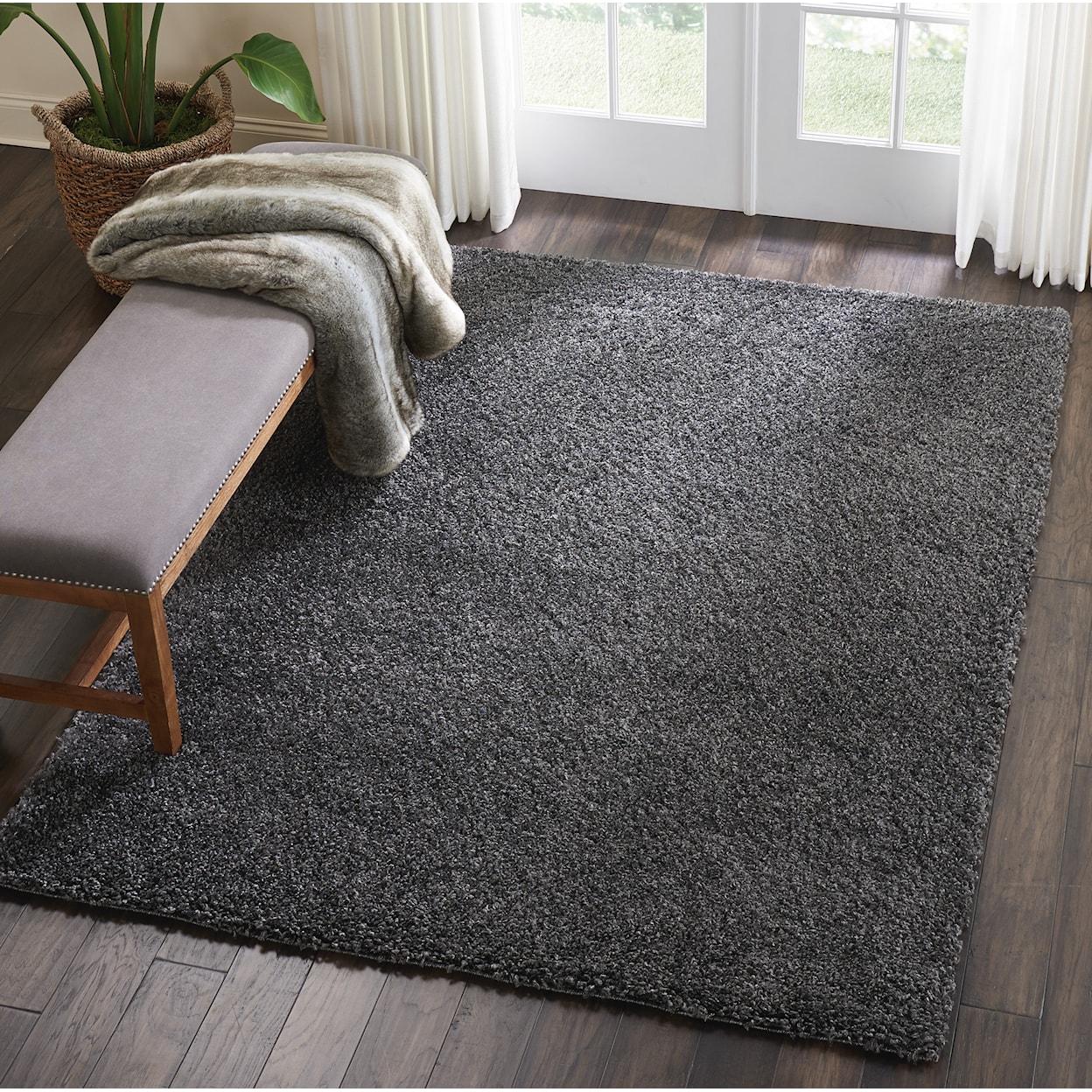 Nourison Malibu Shag 5'3" x 7'3"  Rug