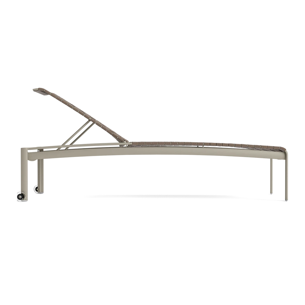 Casual Stacking Adj. Strap Chaise Lounge