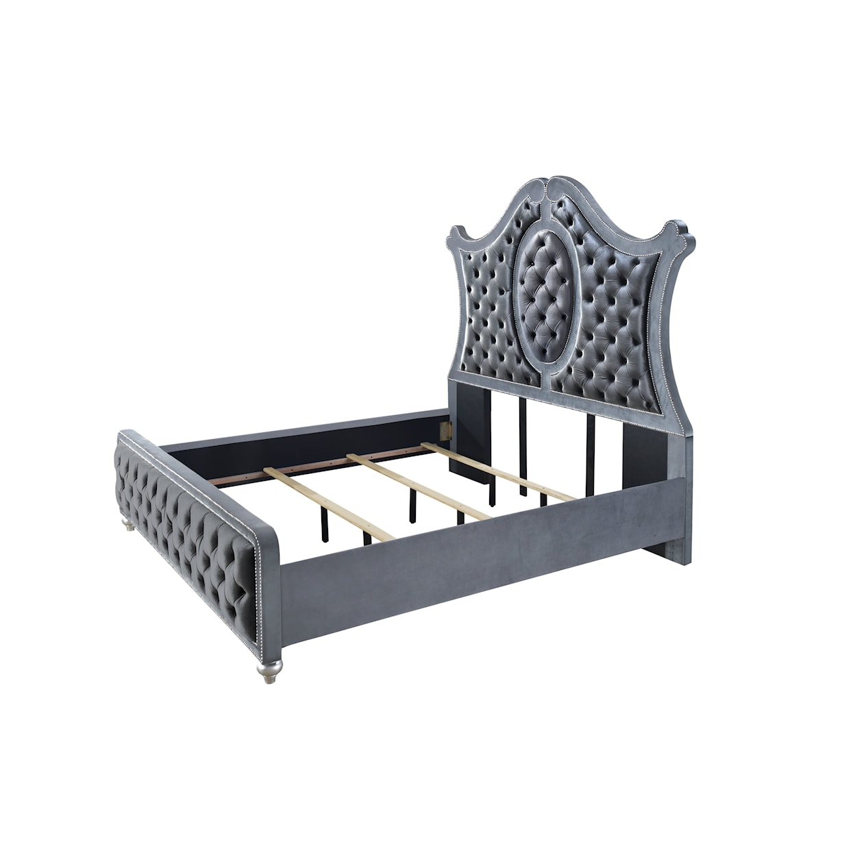 Crown Mark CAMEO Queen Upholstered Bed