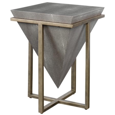 Bertrand Shagreen Accent Table