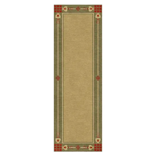 2' 9" x 10' Runner Highland Park Rug - Green