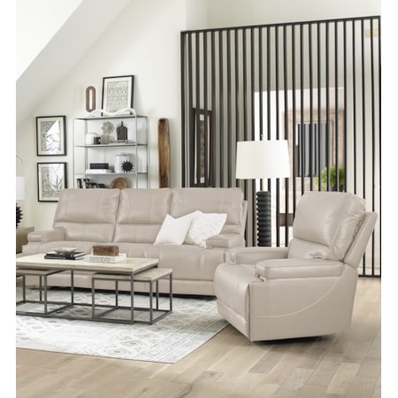 Power Reclining Sofa and Recliner Set