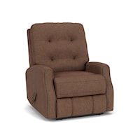 Transitional Manual Recliner with Button Tufting