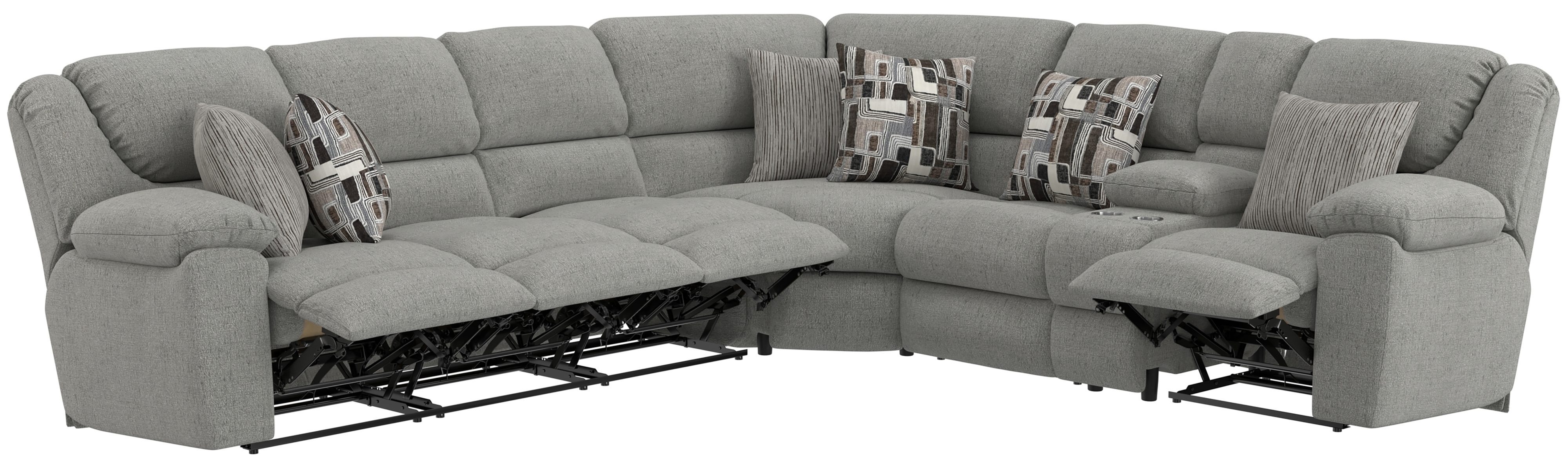3-Piece Reclining Sectional Sofa