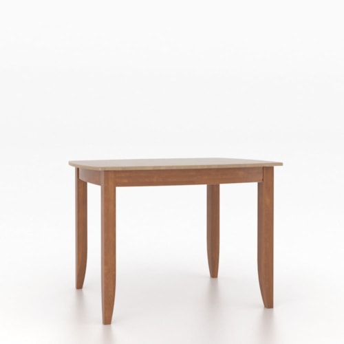 Transitional Customizable Boat Shape Counter Table