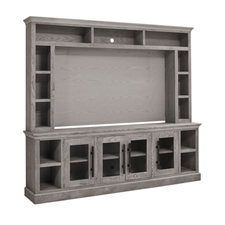 97" Console Table with Hutch