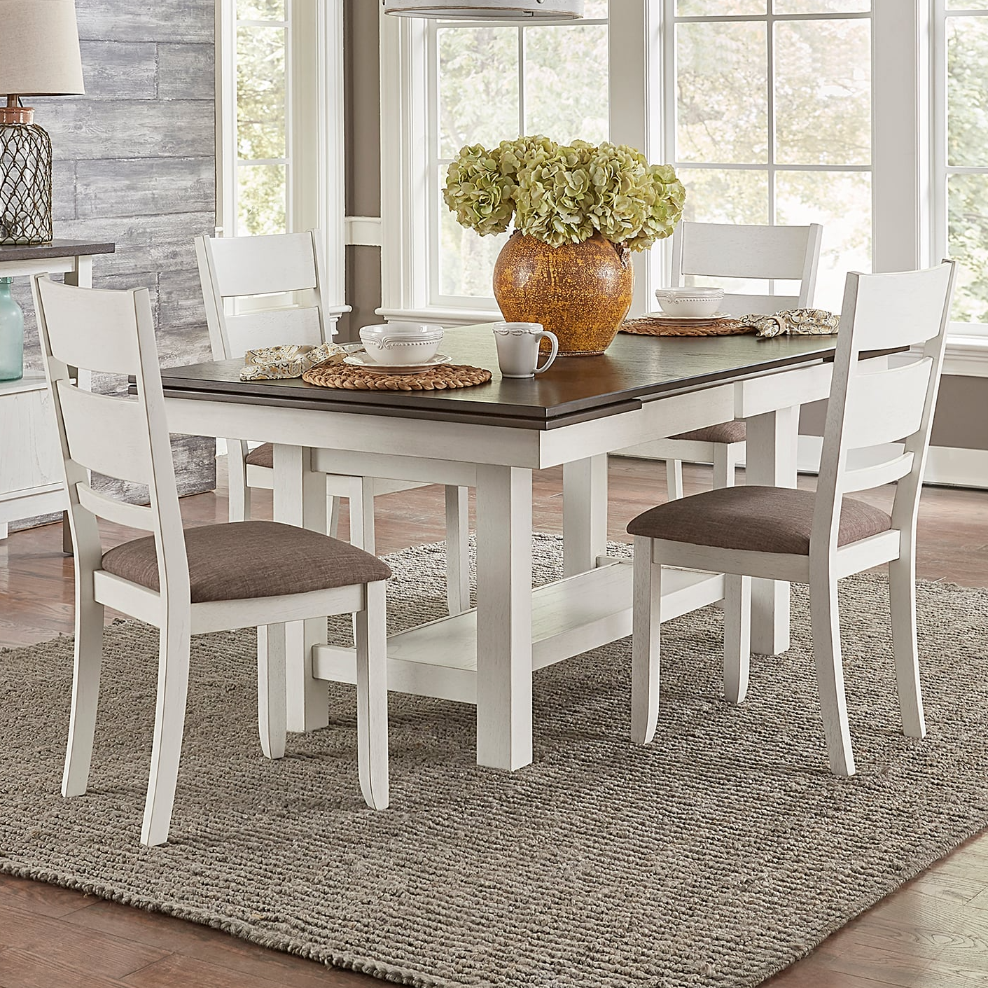 5 piece caylie discount dining table set