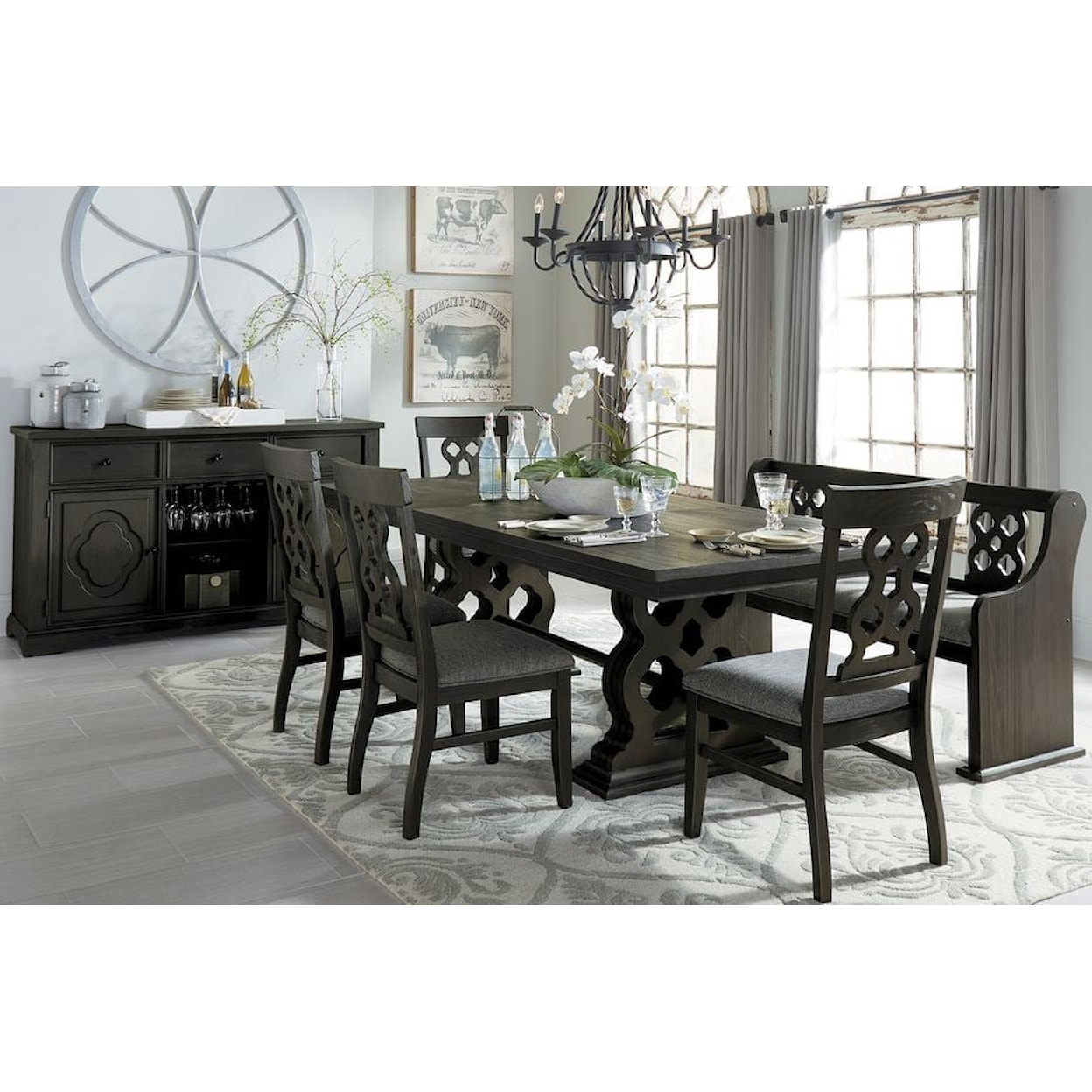 Homelegance Arasina 7-Piece Dining Set