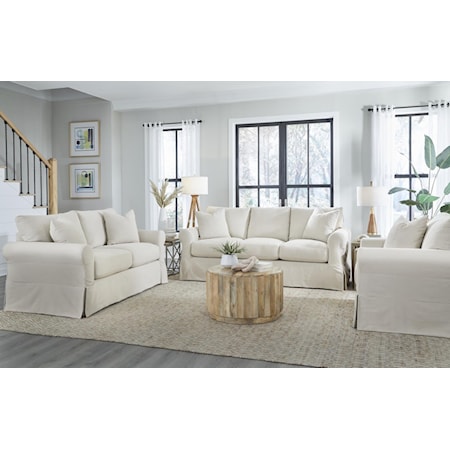 Slip Cover Loveseat