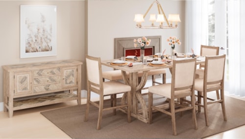 6-Piece Counter Table and Chair Set
