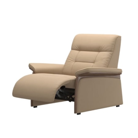 Power Recliner w/ Pwr Head &amp; Wood Arms