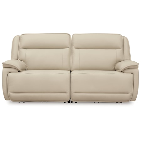 2-Piece Power Reclining Loveseat Sectional