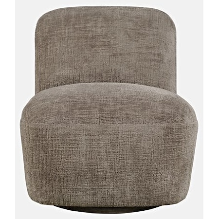 Josie Contemporary Swivel Accent Chair - Mink