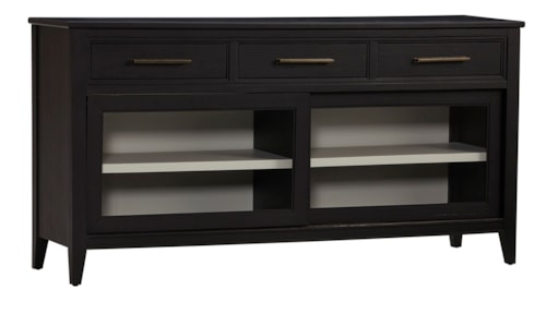 Transitional Sideboard with Adjustable Shelves