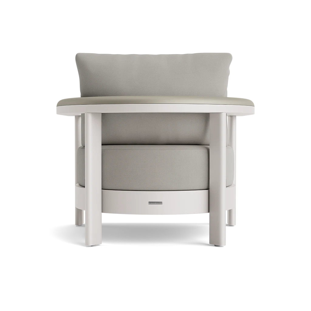 Barrel-Back Lounge Chair