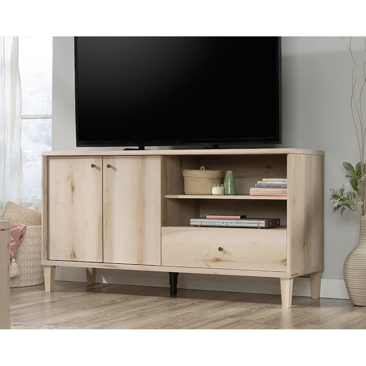 Sauder Willow Place TV & Entertainment Credenza