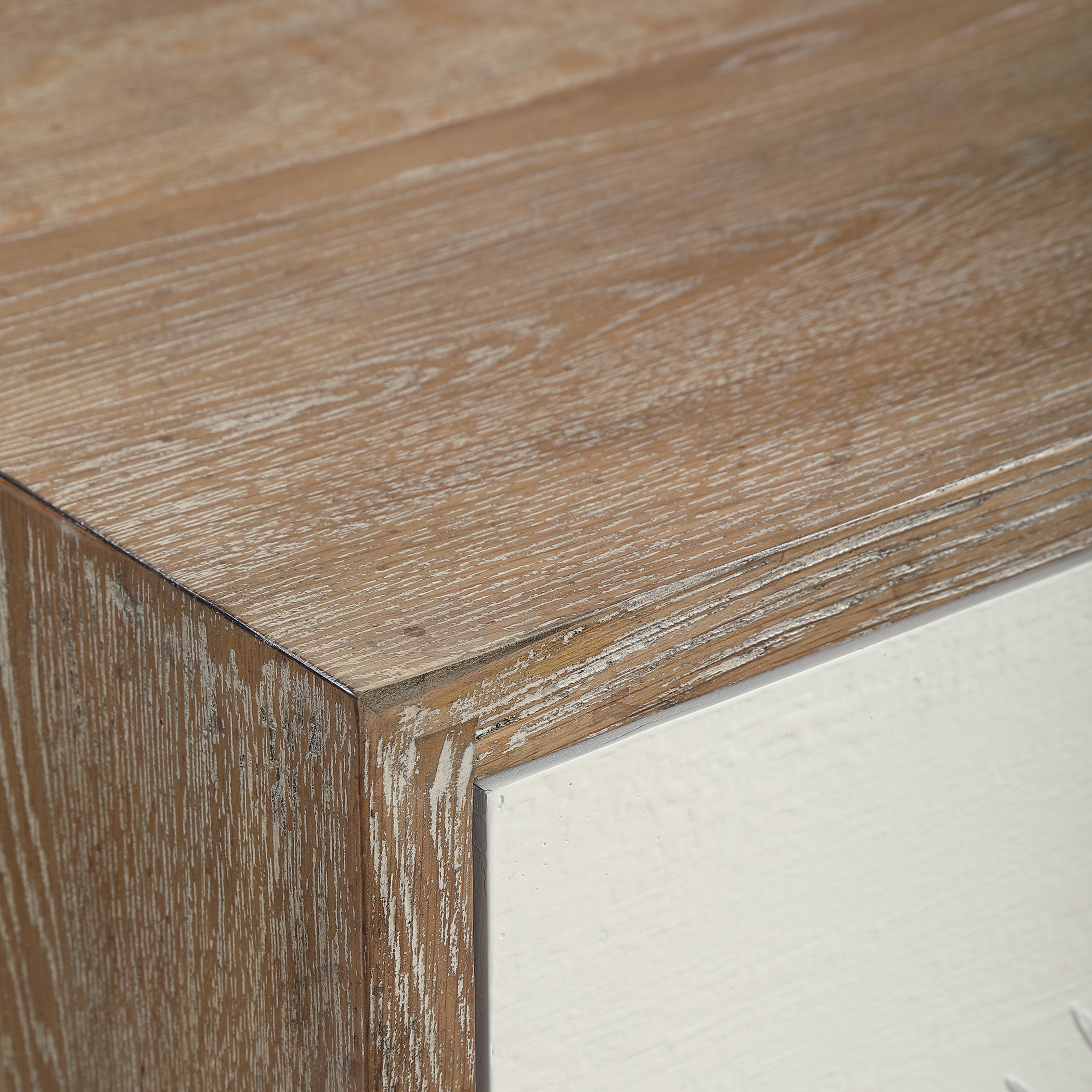 Uttermost Dani Dani 4 Door White Cabinet