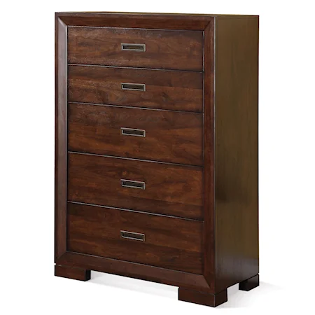 5-Drawer Chest w/ Inset Pulls