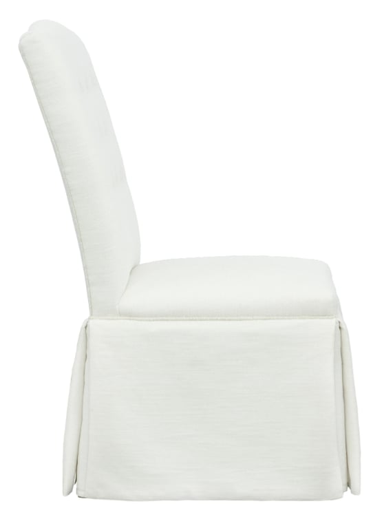 Fairfield 1227 Camel Tall Back Skirted Dining Chair