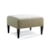 Ottoman shown in unspecified fabric