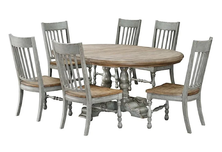 Weston Seven-Piece Dining Set by Coast2Coast Home at Lagniappe Home Store