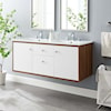 Modway Transmit 48" Wall-Mount Bathroom Vanity