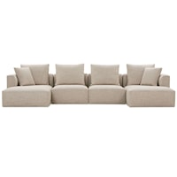 Contemporary 4-Piece Sectional