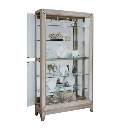 Platinum Side Entry Curio Cabinet