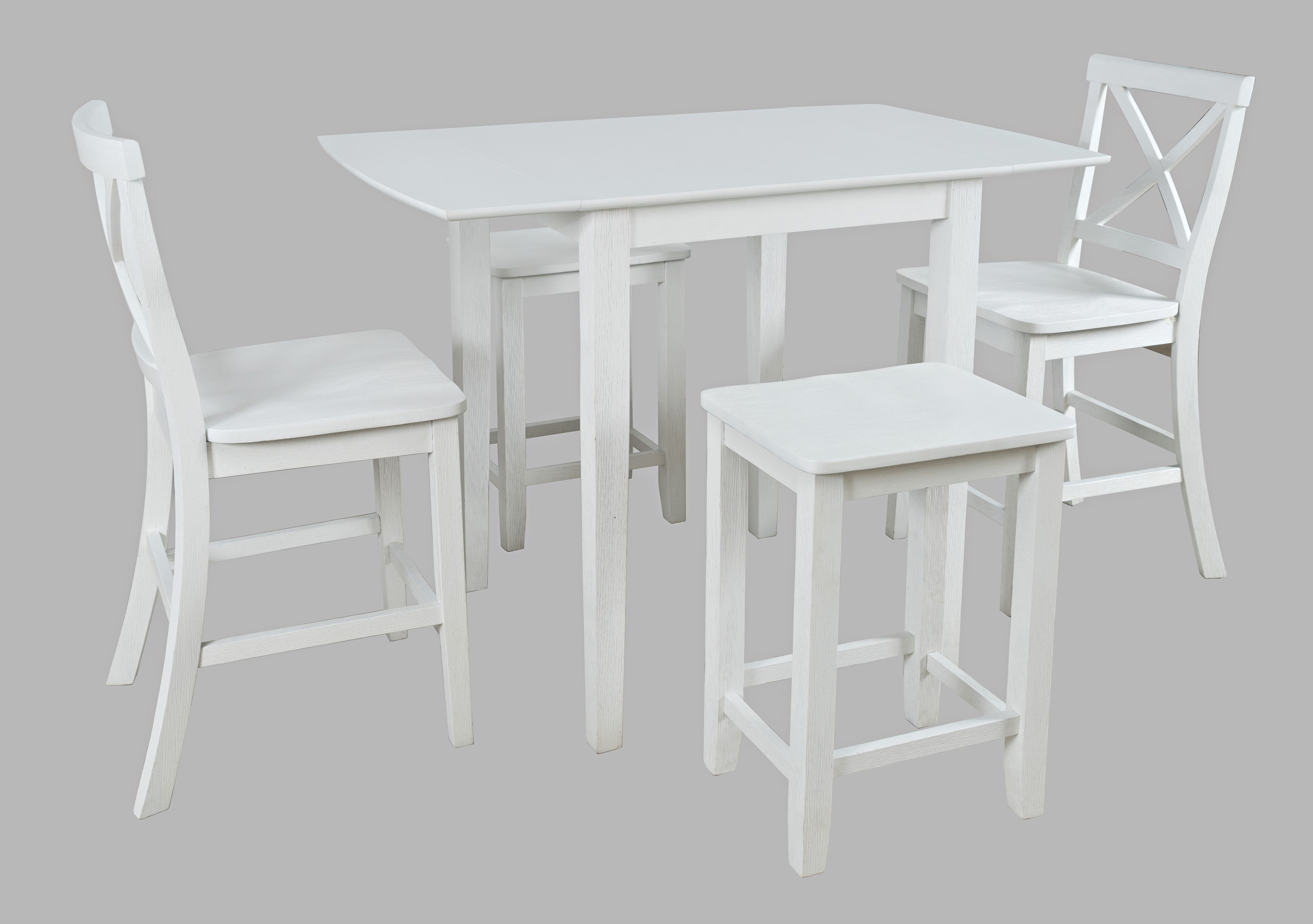 Jofran Eastern Tides 5 Piece Counter Table and Stool Set