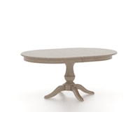 Traditional Customizable Oval Wood Table