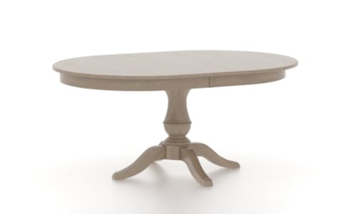 Traditional Customizable Oval Wood Table