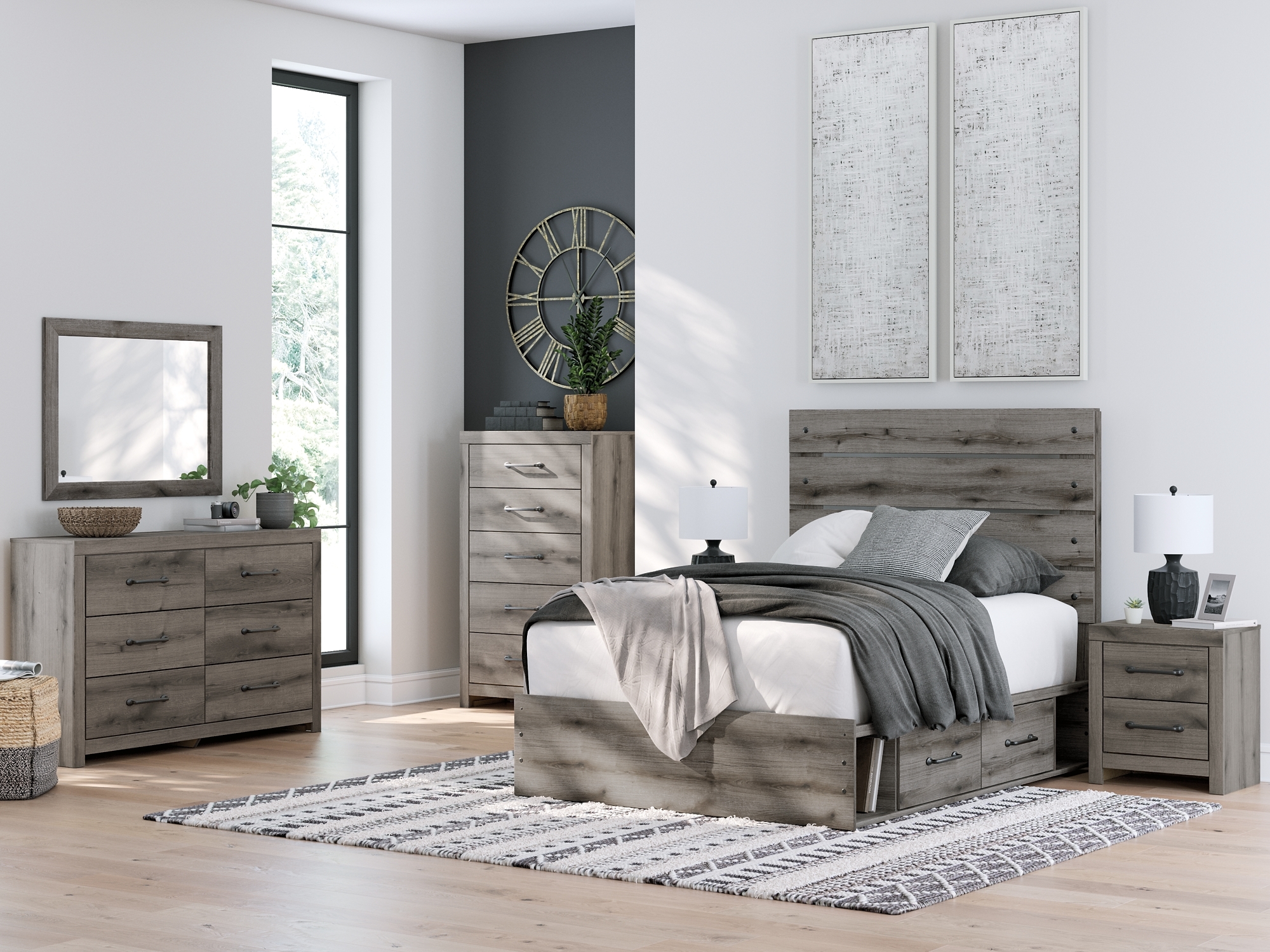 Signature Design by Ashley Graystorm Full Panel Bed