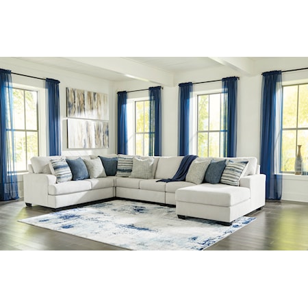 5-Piece Sectional with Chaise