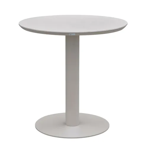 Modern Coastal Outdoor 36" Round Pedestal Pub Table