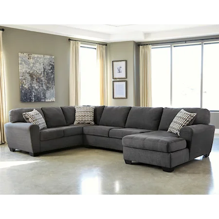 3-Piece Sectional with Chaise