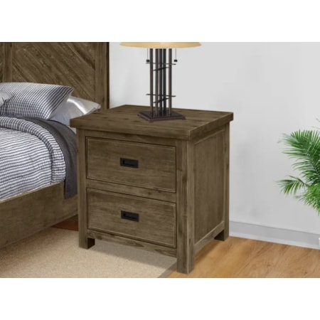 2-Drawer Nightstand