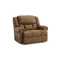 Traditional Power Recliner with Rolled Armrests
