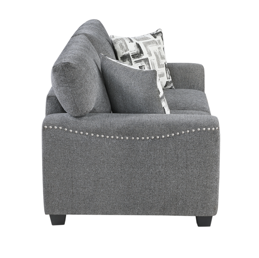 Loveseat with Nailhead Trim