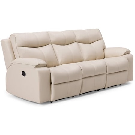 Providence Casual Power Reclining Sofa with Pillow Arms