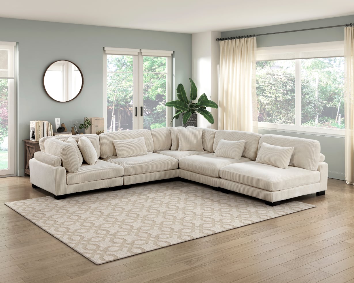 Homelegance Traverse 5-Piece Sectional Sofa