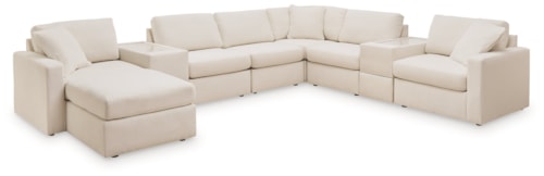 8-Piece Sectional And Ottoman