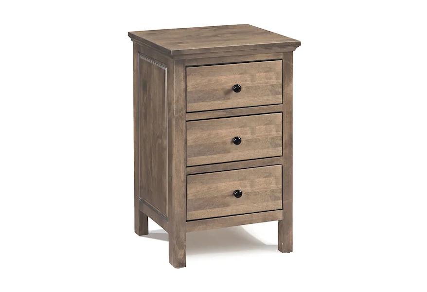 Heritage 3-Drawer Nightstand by Archbold Furniture at Esprit Decor Home Furnishings