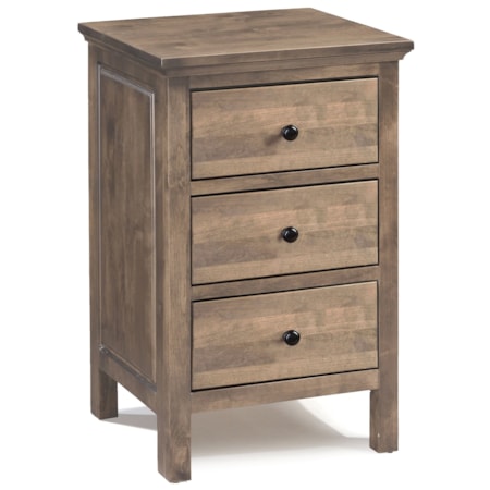 3-Drawer Nightstand