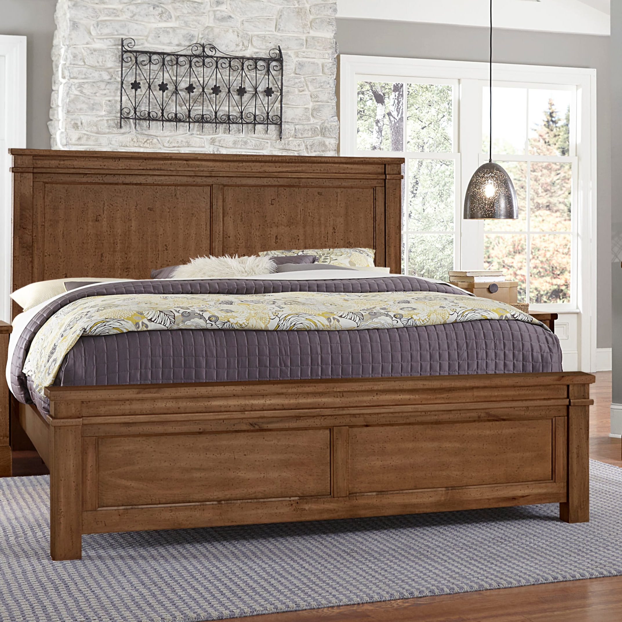 Artisan & Post Cool Rustic Queen Mansion Bed