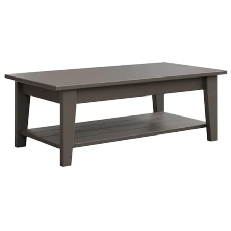 Coffee Table w/Lower Shelf