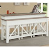 Carolina House Americana Modern Everywhere Console with 3 Stools