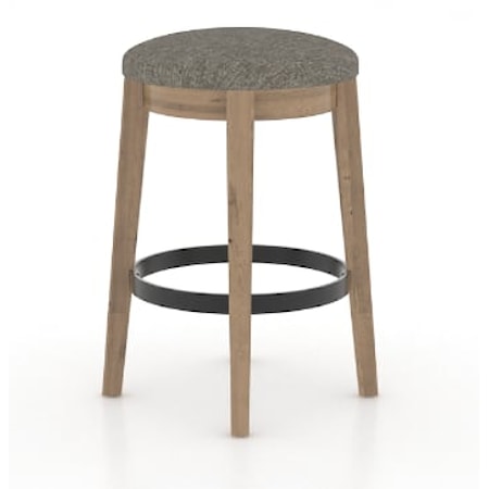 Upholstered Swivel Counter Stool