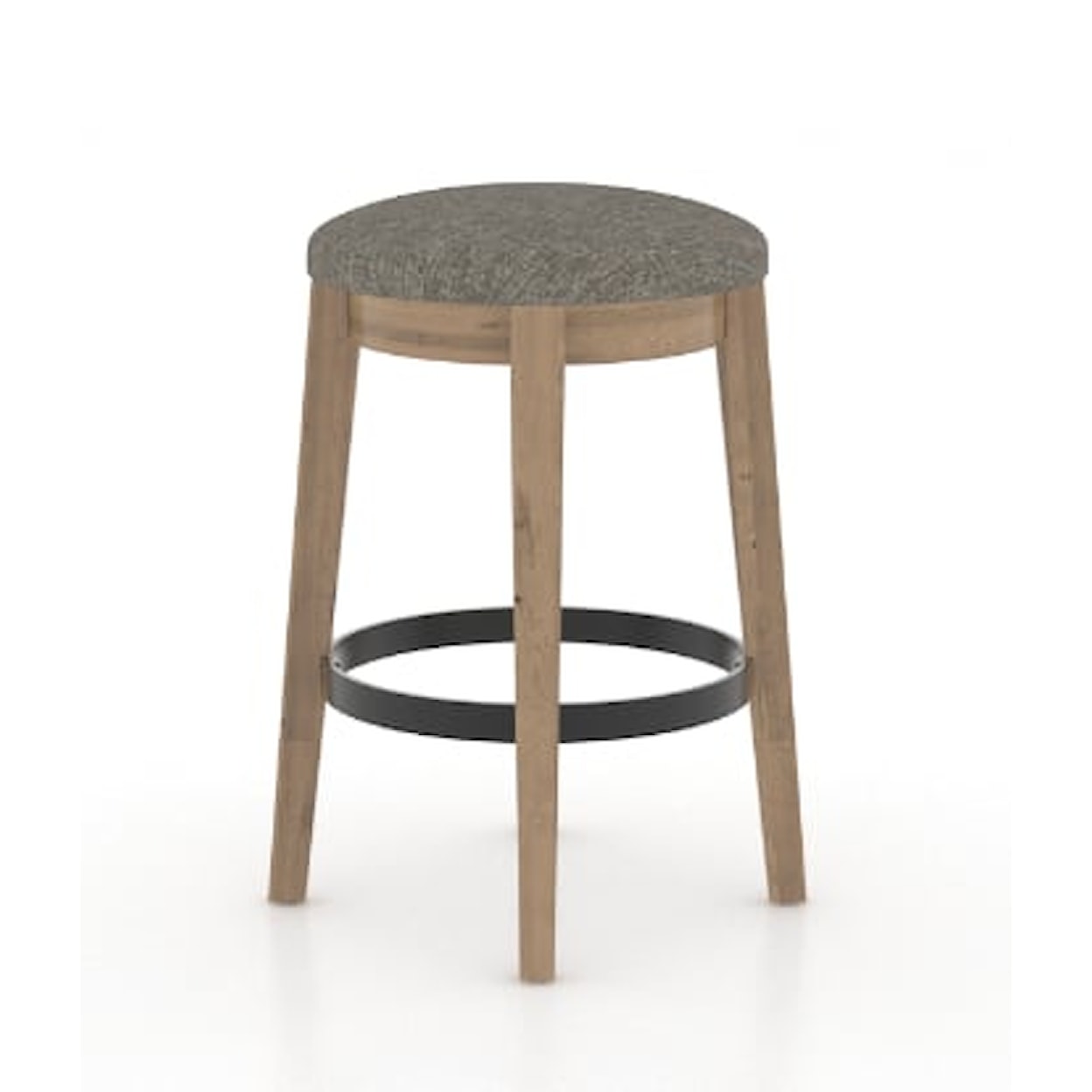 Canadel East Side Upholstered Swivel Stool