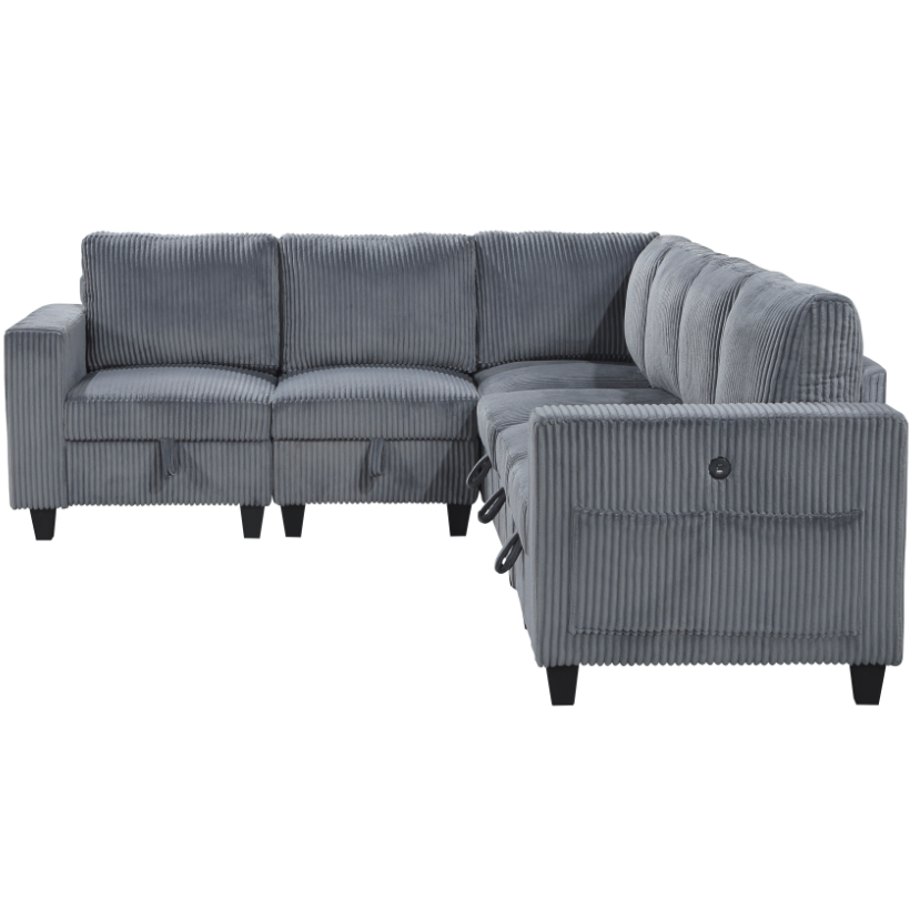 Homelegance Walterboro 6-Piece Sectional Sofa